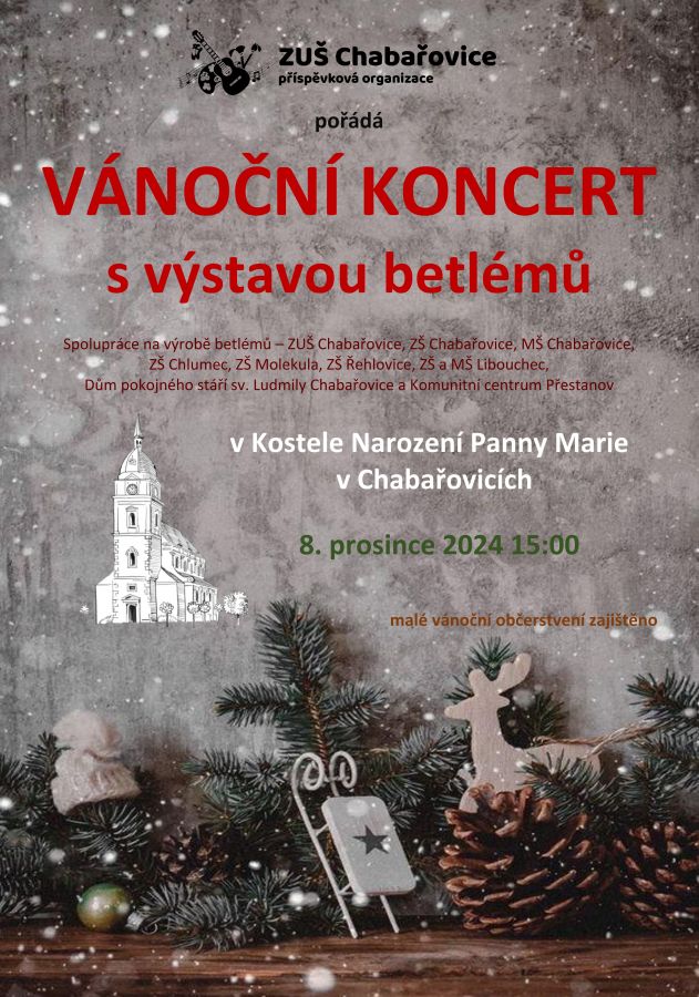 VÁNOČNÍ KONCERT - VÝSTAVA BETLÉMŮ